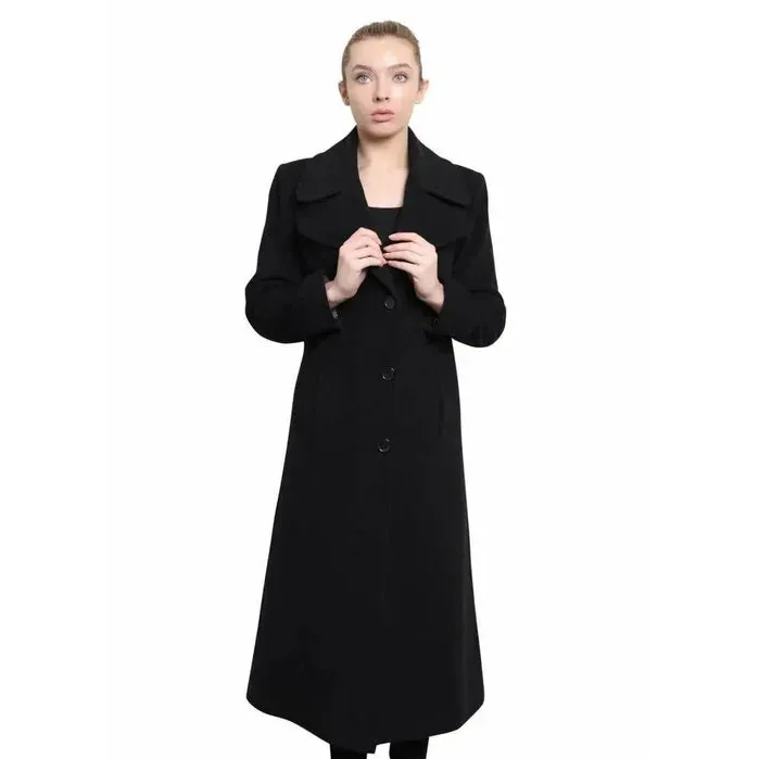 Womens Large Lapel Long Coat