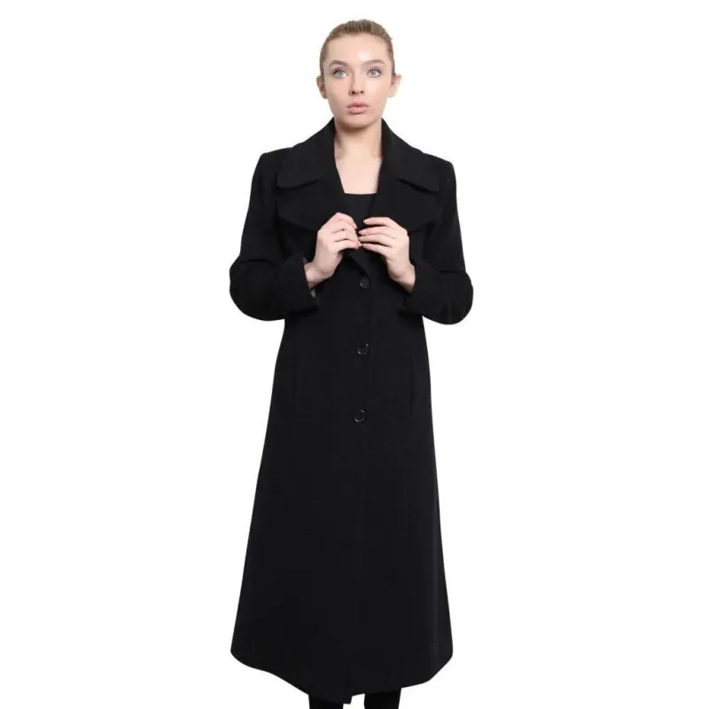 Womens Large Lapel Long Coat