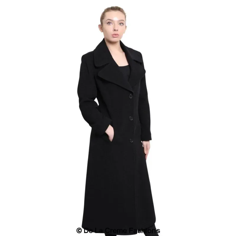 Womens Large Lapel Long Coat