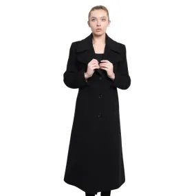 Womens Large Lapel Long Coat