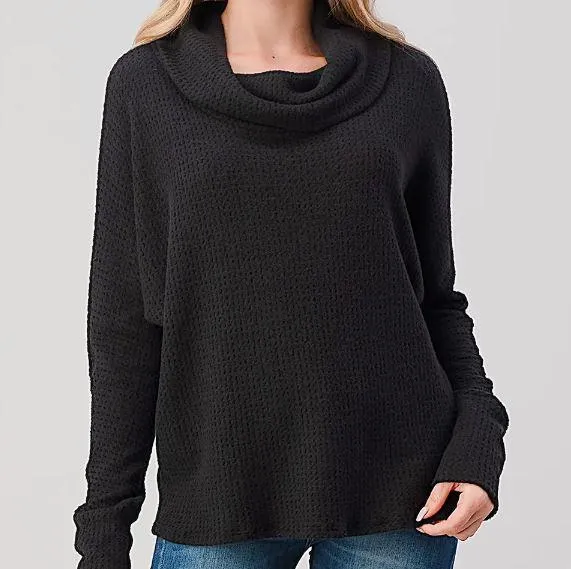 Women's Long Sleeve Turtle Neck Top