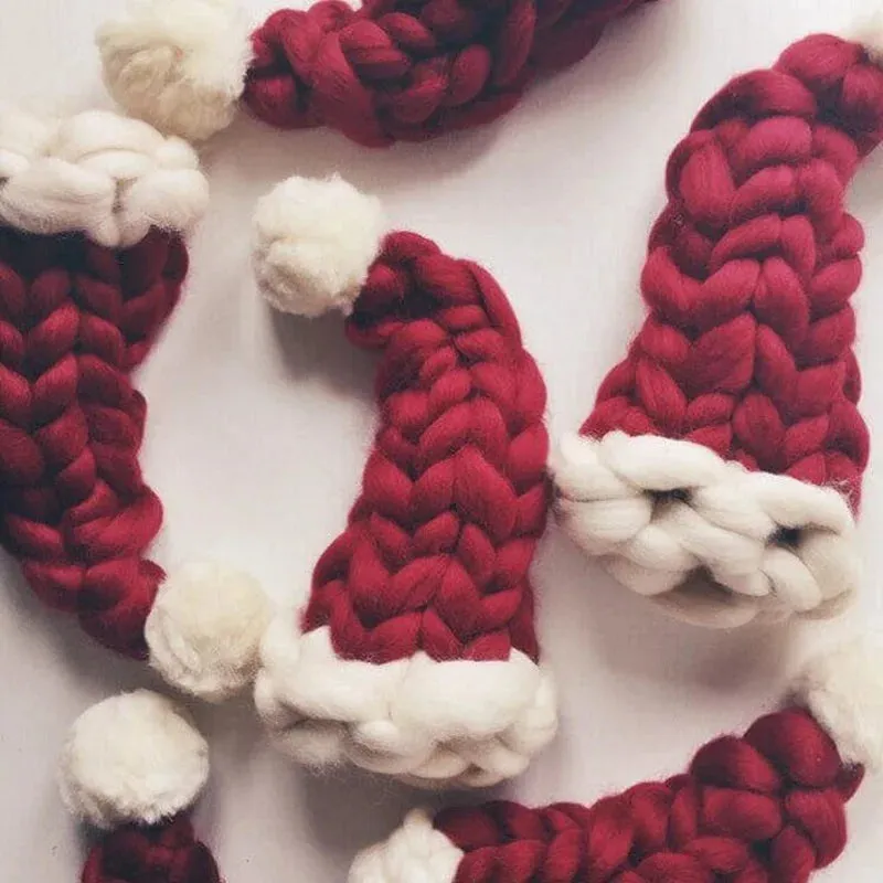 Wool Knit Christmas Warm Fashion Home Outdoor Party Hat