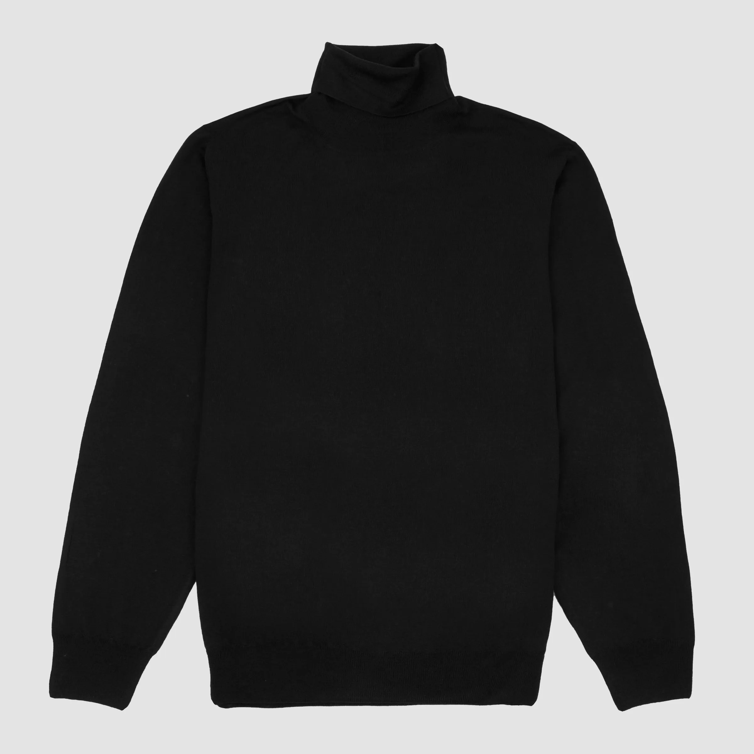 Wool Rollneck Sweater Black