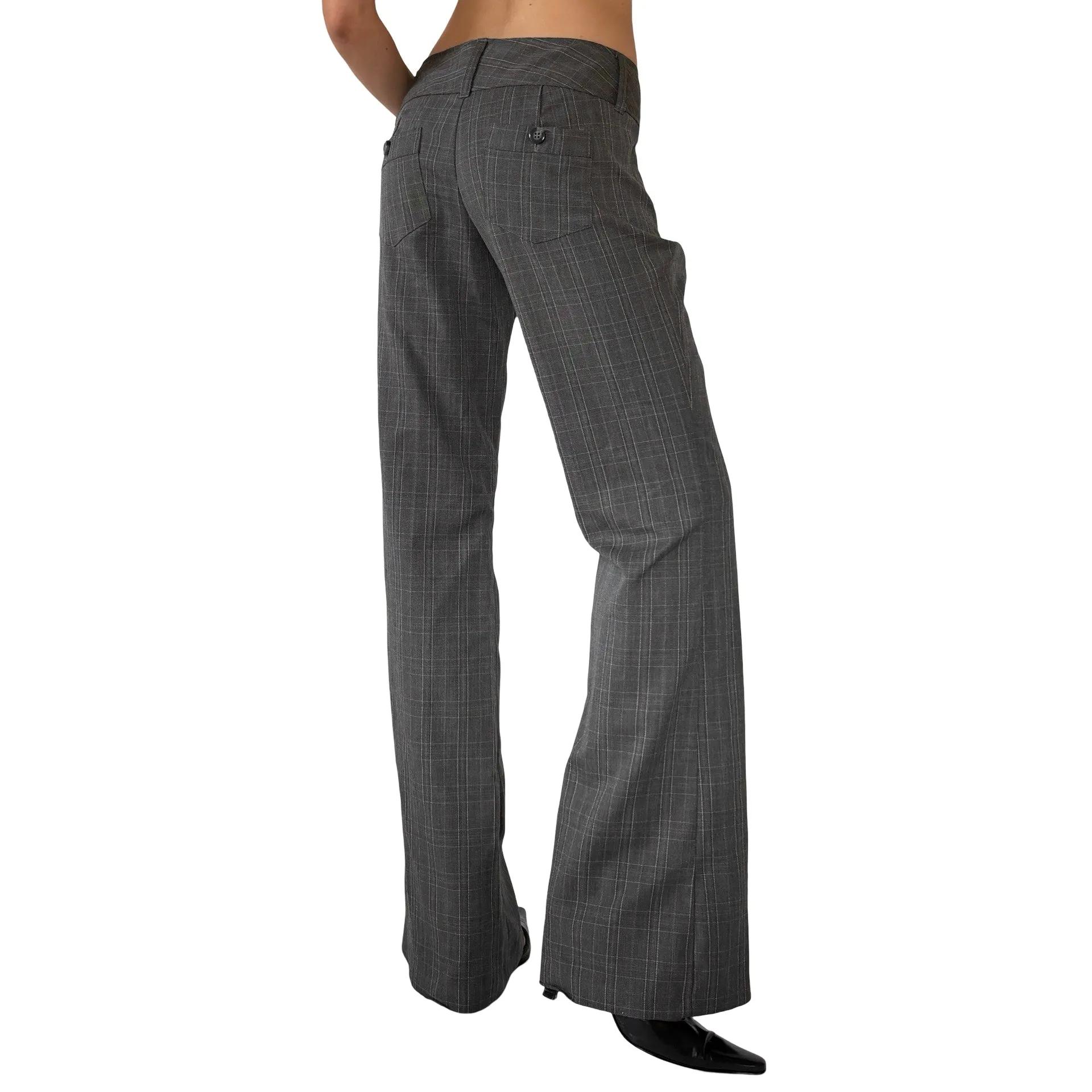Y2K Spacegirlz Plaid Flares (S/M)