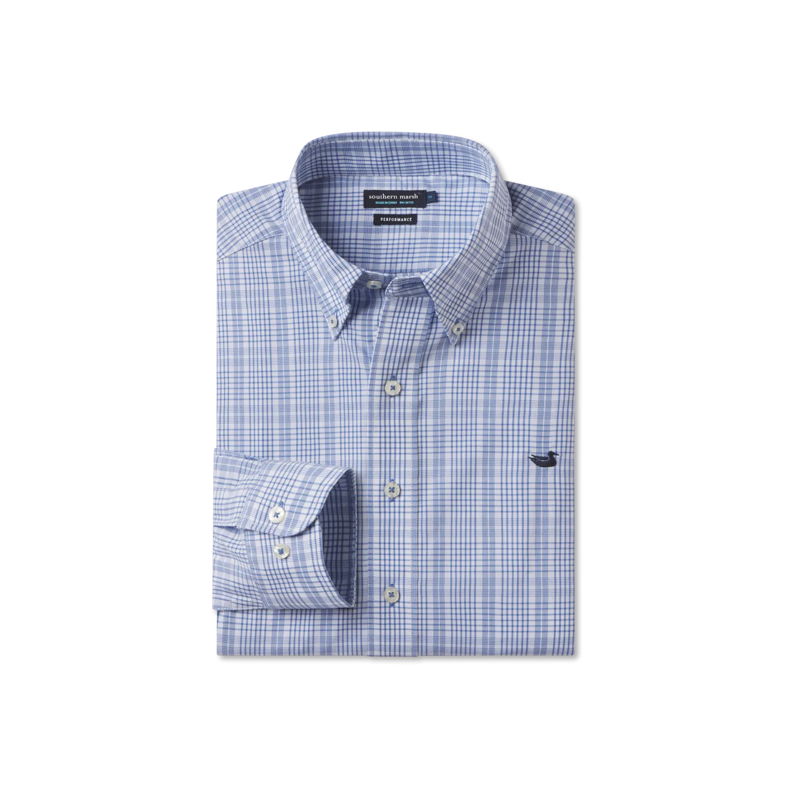 Youth Shenandoah Performance Check Dress Shirt