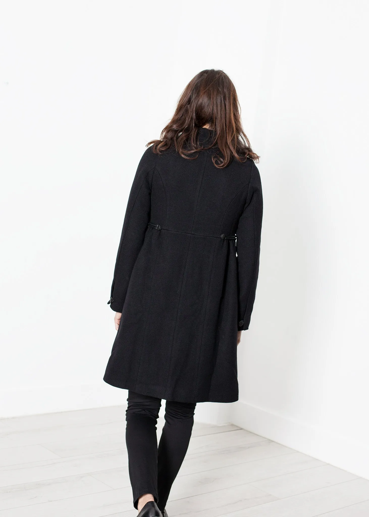 Zoulou Coat in Black - Fashionable Choice