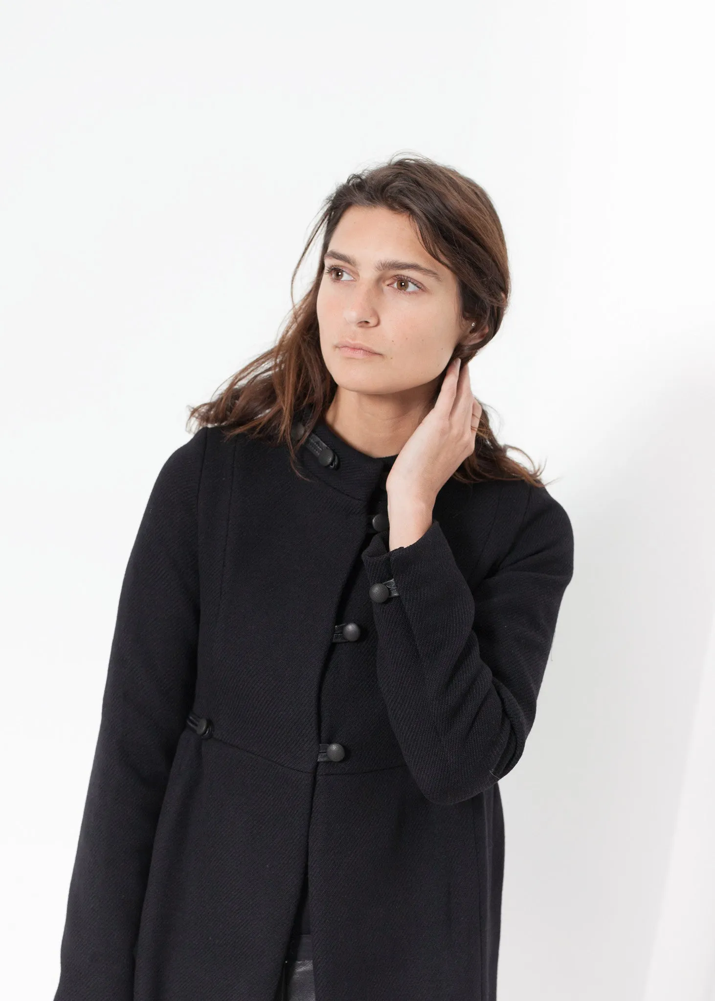 Zoulou Coat in Black - Fashionable Choice
