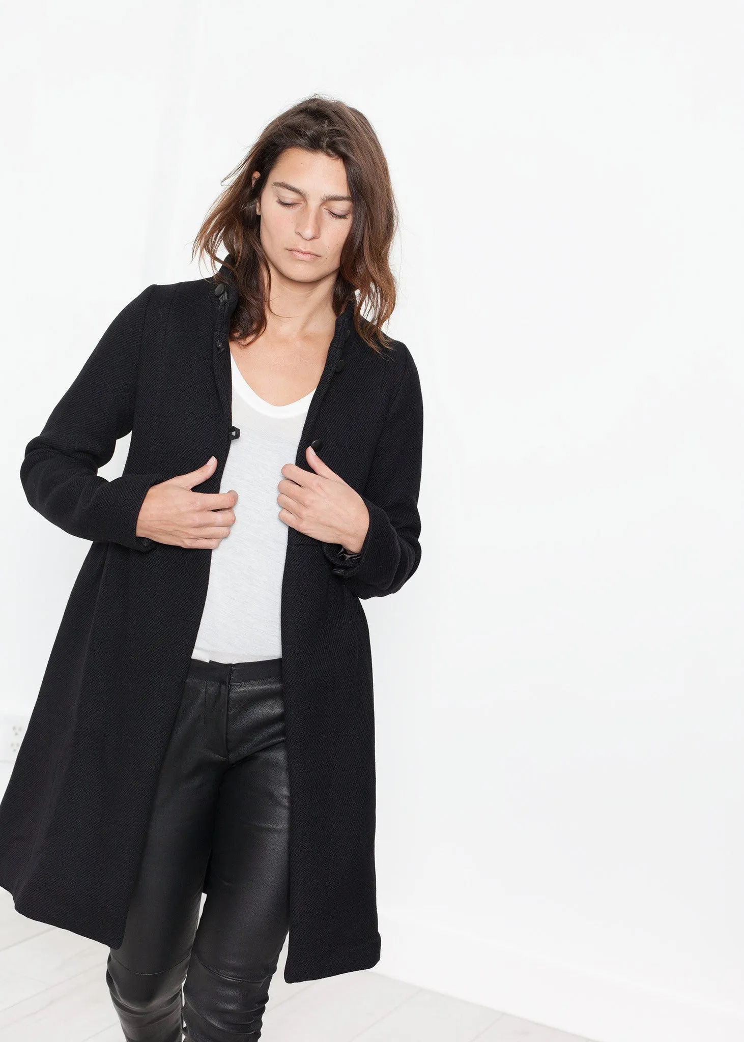 Zoulou Coat in Black - Fashionable Choice