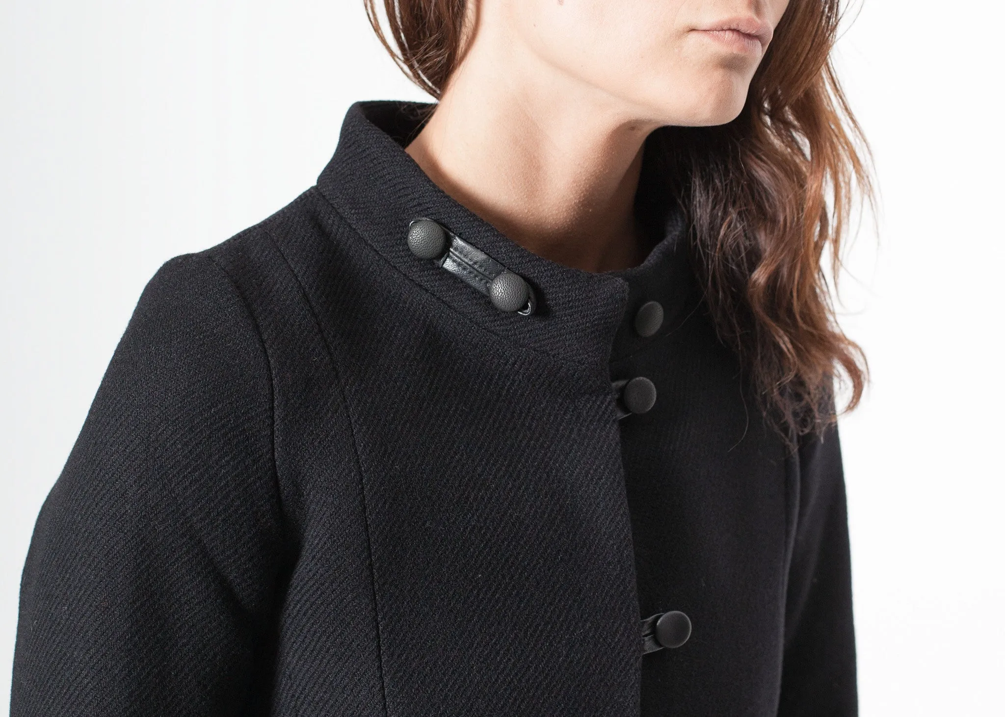 Zoulou Coat in Black - Fashionable Choice